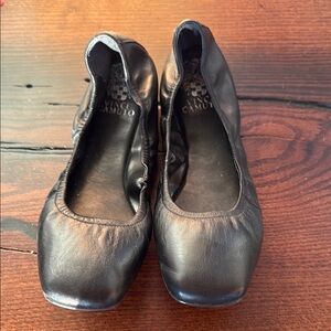 Vince Camuto Black Leather Women's Shoes